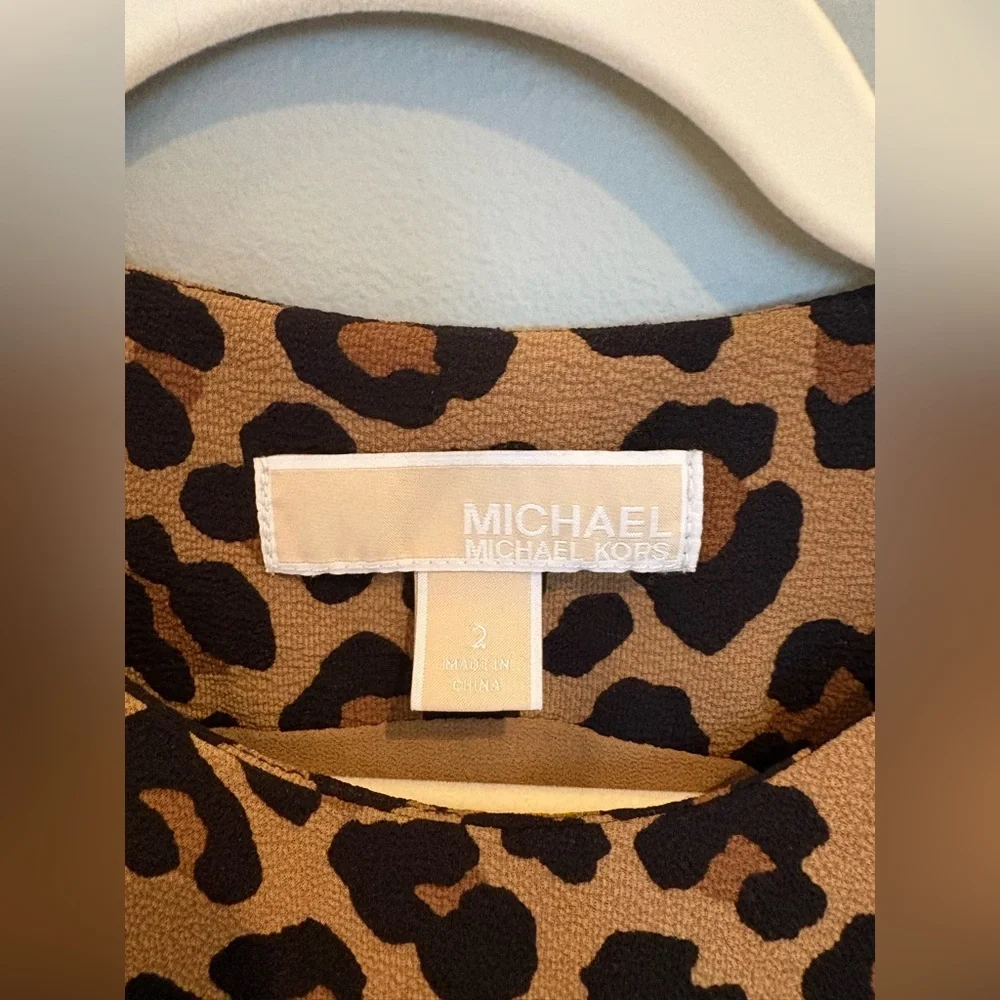 🍀Michael Kors Animal Print Jumpsuit